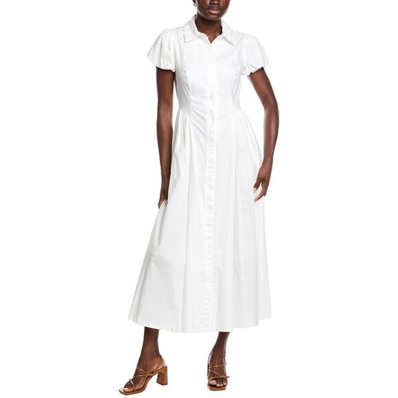 Taylor Dresses & Skirts - Taylor Womens  Solid Maxi Dress, White